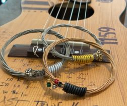 STRUNG OUT Extra Thick Guitar String Bracelet Full Set of 6 Strings
