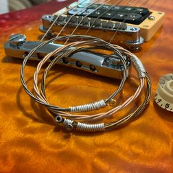 STACKED Set of 3 Guitar String Bangle Bracelets